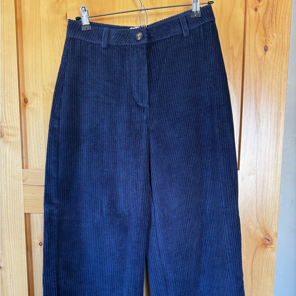 Never worn Navy OffOn Clothing Corduroy Pants